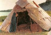 Ojibwe Wigwam at Grand Portage